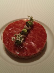 Tajiri | Belgian Wagyu Project by Tim Boury, Glenn Verhasselt & Peppe Giacomazza Steak Tartare & Carpaccio, 25-Year-Aged Balsamic Vinegar, Armatore Anchovy