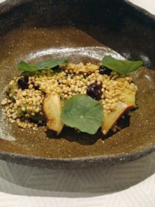 BEEF TARTARE nasturtium, black currant, lobster mushroom