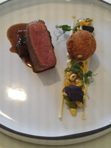Appenzell beef, sirloin and brisket, corn, beans