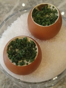 Egg Yolk Asparagus Chicken Liver